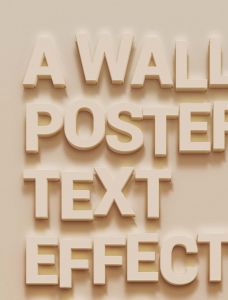 Wall-Poster-Text-Effect3000