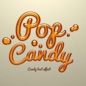 Candy-text-effect