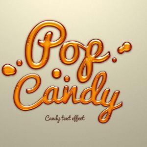 Candy-text-effect