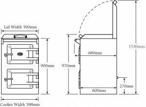Everhot 60 Technische Zeichnung
